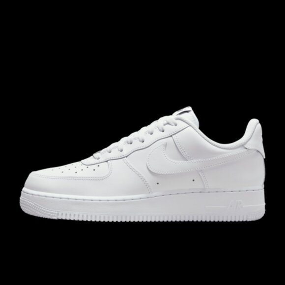 Men's Size 11 - Nike Air Force 1 Low '07 White Leather Worn Once - Picture 1 of 5